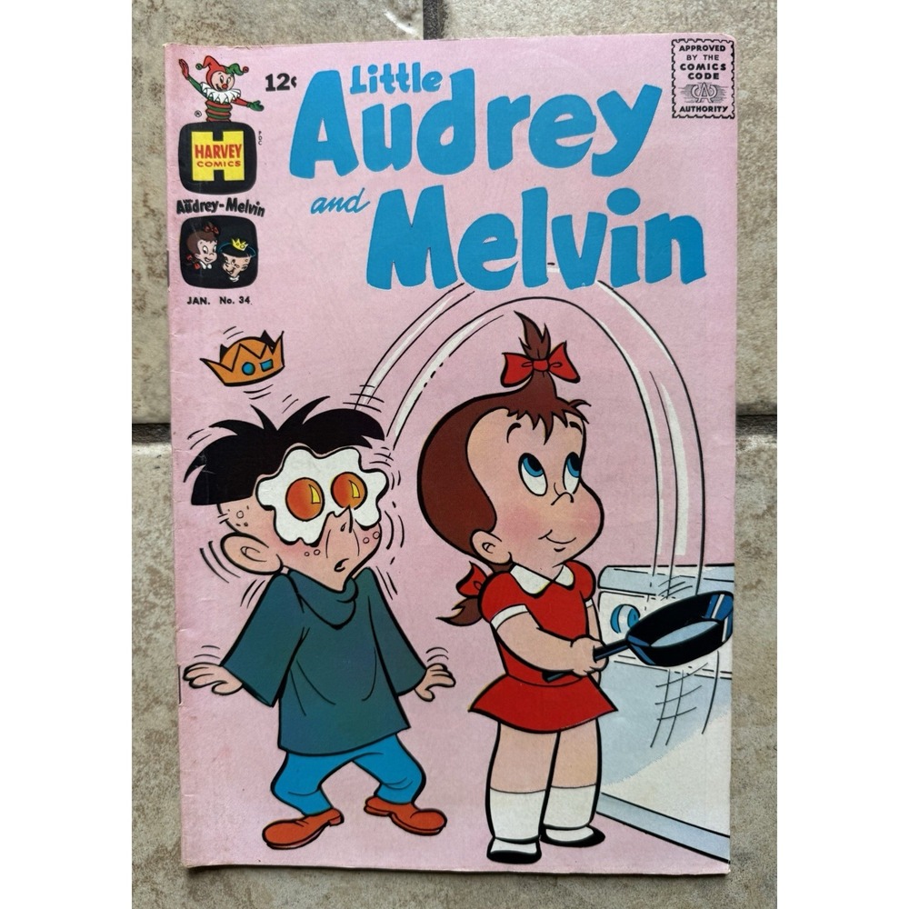 Little Audrey and Melvin #34 Harvey (Jan, 1968) Complete Silver Age EXC
